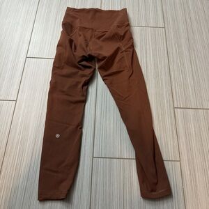 Lululemon wunder train Brown High-Rise Leggings 28” with pockets